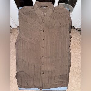 Croft & Barrow Button Up - Short Sleeve - Mens XL